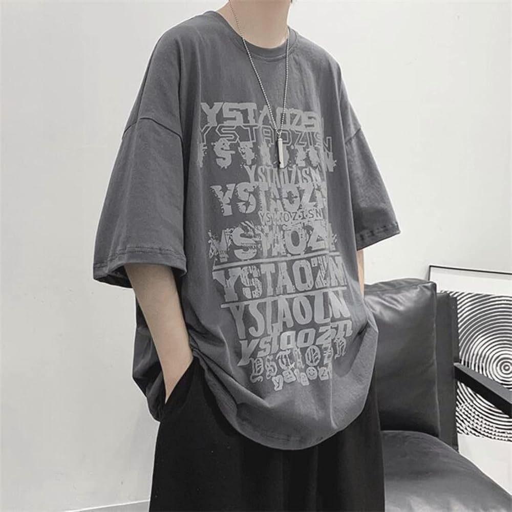 archive vintage T-shirt モード系 city 海外 y2k Y2k T Shirt Unisex Japanese Oversize Dark Gothic Grunge Tee